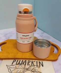 فلاسک استیل در لیوانی دو حجم کد 1703