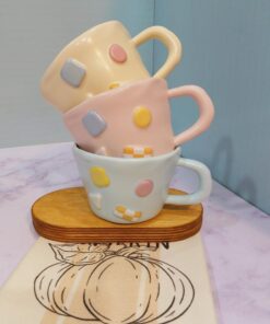 فنجون دسته دار پاستیلی کد 1705