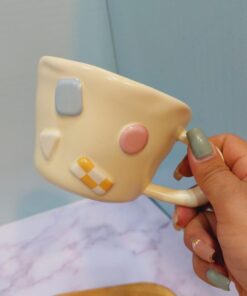 فنجون دسته دار پاستیلی کد 1705