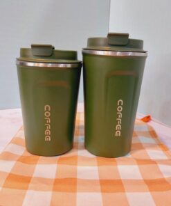 تراول ماگ COFFEE استیل رنگی دو حجم کد 1710