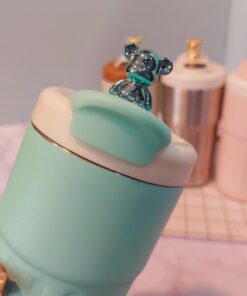 تراول ماگ دماسنج دار لاکچری خرسی کد 1711