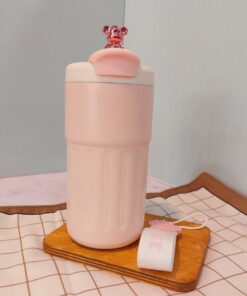 تراول ماگ دماسنج دار لاکچری خرسی کد 1711