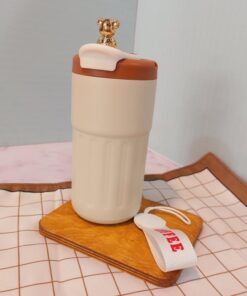 تراول ماگ دماسنج دار لاکچری خرسی کد 1711