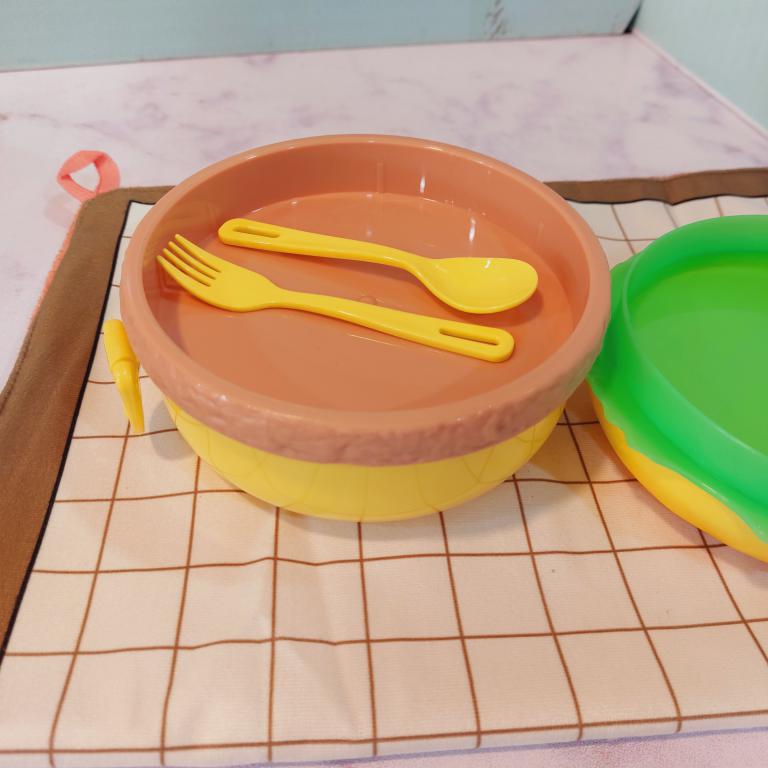 ظرف غذا فانتزی کودک طرح همبرگرکد 1712