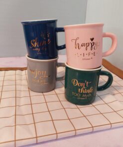 شات قهوه فونت دار سرامیکی کد 1714