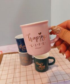 شات قهوه فونت دار سرامیکی کد 1714