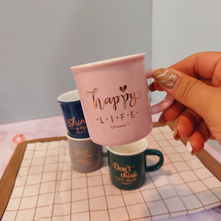 شات قهوه فونت دار سرامیکی کد 1714