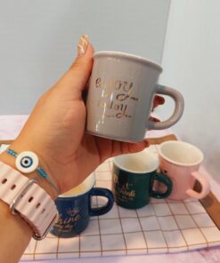 شات قهوه فونت دار سرامیکی کد 1714