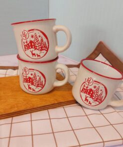 شات اسپرسو کیرسمسی قرمز کد 1715