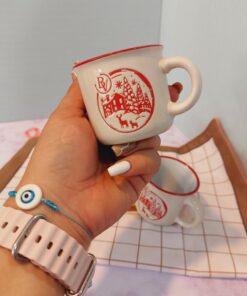 شات اسپرسو کیرسمسی قرمز کد 1715