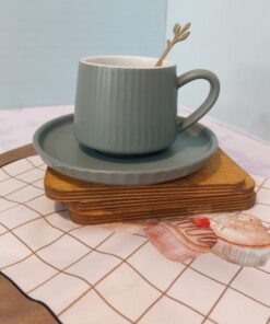 فنجون نلبعکی سرامیکی طرح شیار کد 1719