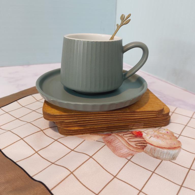 فنجون نلبعکی سرامیکی طرح شیار کد 1719