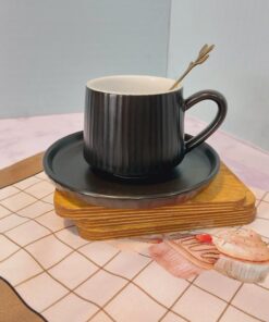 فنجون نلبعکی سرامیکی طرح شیار کد 1719