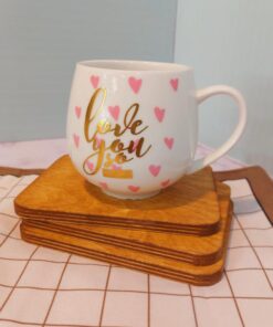 ماگ دسته دار طرح قلبی کد 1722