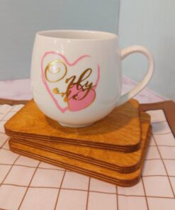 ماگ دسته دار طرح قلبی کد 1722