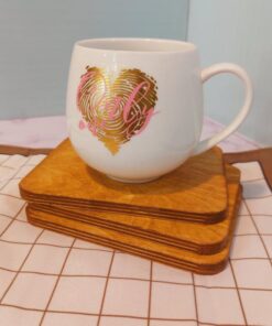 ماگ دسته دار طرح قلبی کد 1722