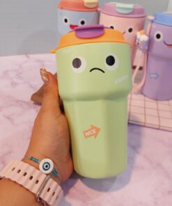 تراول ماگ فانتزی طرح HAPPY کد 1723