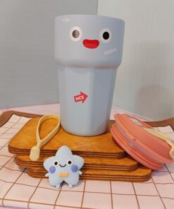 تراول ماگ فانتزی طرح HAPPY کد 1723