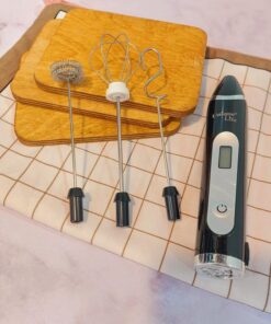 همزن شارژی مشکی دیجیتالی 3 سره کد 1737