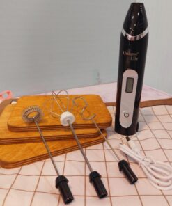 همزن شارژی مشکی دیجیتالی 3 سره کد 1737