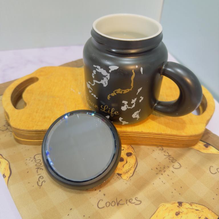 ست ماگ ماربل درپیچی اینه دار دوتایی کد 1782