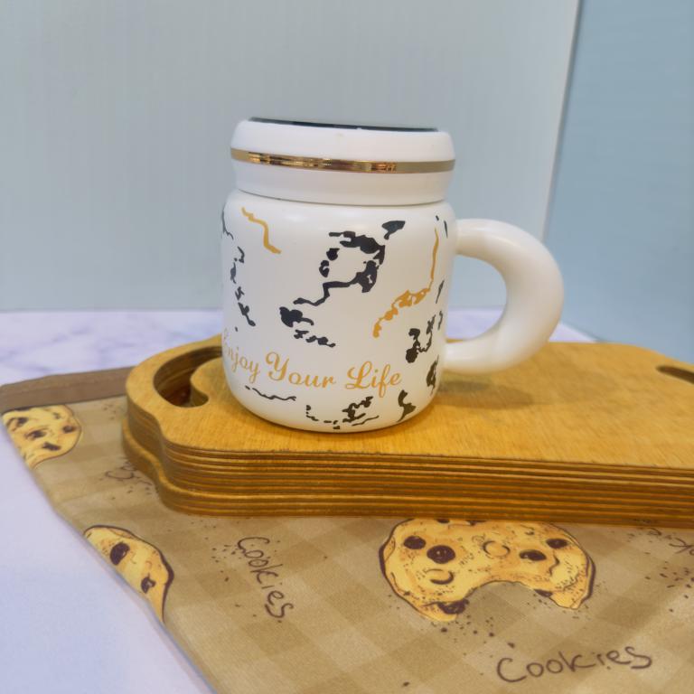 ست ماگ ماربل درپیچی اینه دار دوتایی کد 1782