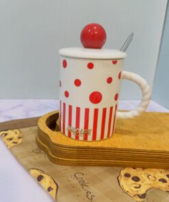 ماگ خال دار دسته طنابی کد 1783