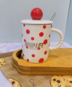 ماگ خال دار دسته طنابی کد 1783