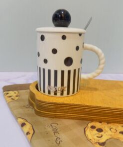 ماگ خال دار دسته طنابی کد 1783