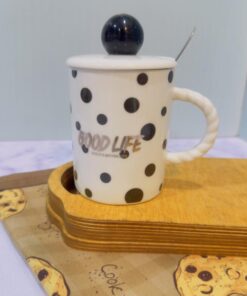 ماگ خال دار دسته طنابی کد 1783