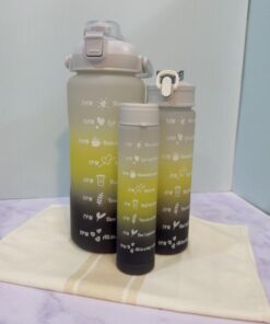 قمقمه سه تایی رنگی کد 1062