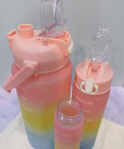 قمقمه سه تایی رنگی کد 1062