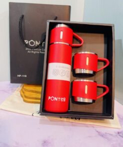فلاسک سه کاپ استیل PONTUS کد 1790