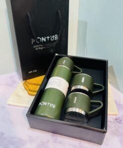 فلاسک سه کاپ استیل PONTUS کد 1790