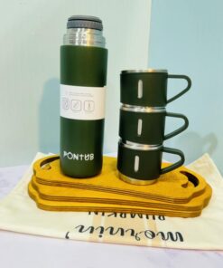 فلاسک سه کاپ استیل PONTUS کد 1790