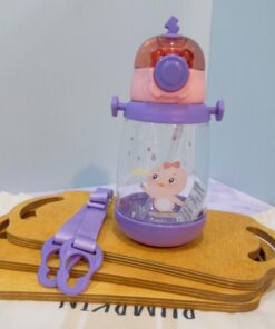 قمقمه نی دار کودک در شفاف کد 1796