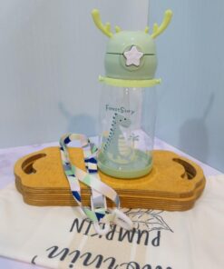 قمقمه نی دار دکمه ستاره ای حیوانات کد 1798