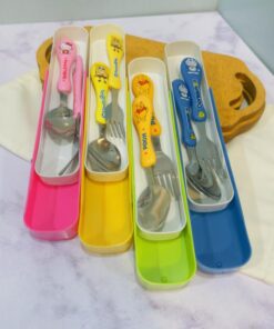 قاشق چنگال فانتزی مخزن دار کودک کد 1800