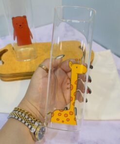 ماگ بلند پیرکس زرافه و خرس کد 1803