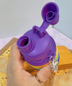 قمقمه تاشوی نشکن رنگارنگ کد 1808