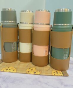 فلاسک استیل کاور چرمی دار 316 کد 1810