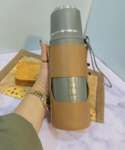 فلاسک استیل کاور چرمی دار 316 کد 1810