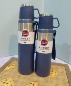 فلاسک استیل لیوان دار کمر باریک کد 1814