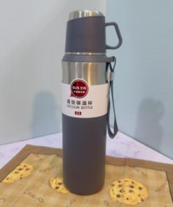 فلاسک استیل لیوان دار کمر باریک کد 1814