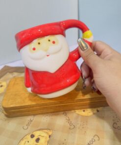 ماگ بابانوئل سرامیکی دست ساز کد 1816