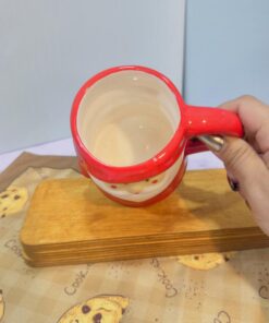 ماگ بابانوئل سرامیکی دست ساز کد 1816