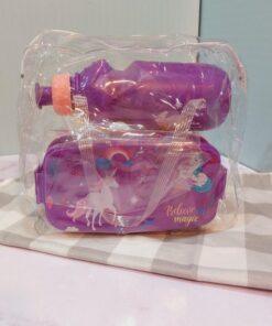 ست قمقمه و ظرف چاشت دو طبقه کاور دار فانتزی کد 1742