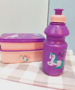 ست قمقمه و ظرف چاشت دو طبقه کاور دار فانتزی کد 1742