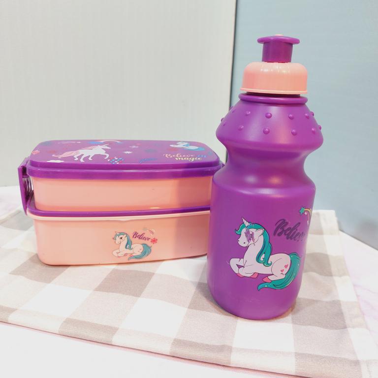 ست قمقمه و ظرف چاشت دو طبقه کاور دار فانتزی کد 1742