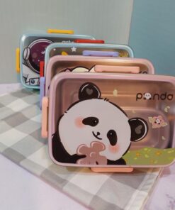 ظرف چاشت کودک مخزن استیل تک طبقه فانتزی کد 1745